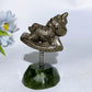3.2" Crystal Unicorn with Spring Serpentine Base Crystal Healing Bulk Wholesale