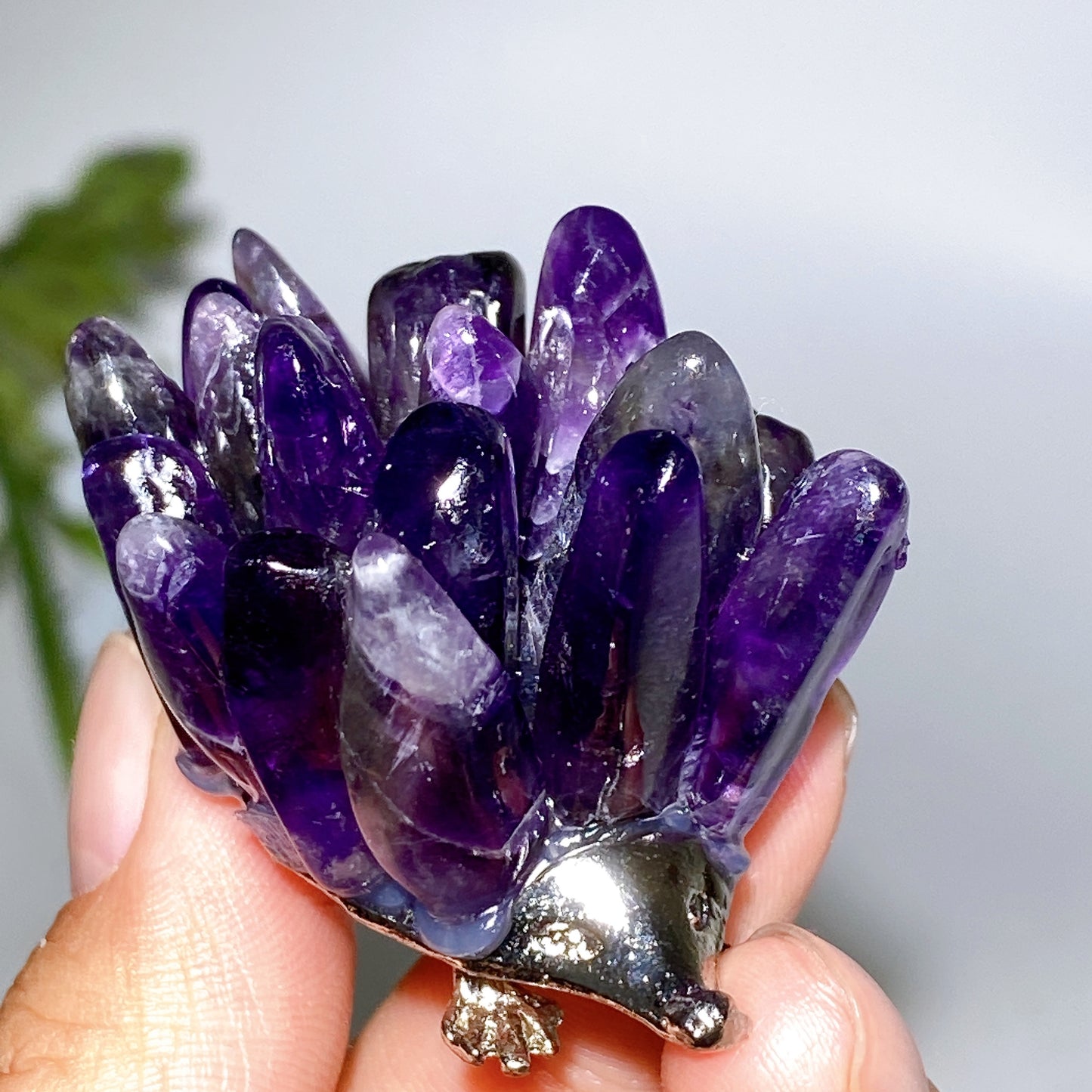 2.0" Crystal Hedgehog Free Form Crystal Healing Bulk Wholesale