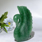 4.5" Crystal Strawberry Quartz Honeycomb Calcite Swan Carving Crystal Healing Bulk Wholesale
