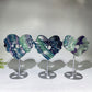 Rainbow Fluorite Heart Carving with Stand Crystal Healing Bulk Wholesale