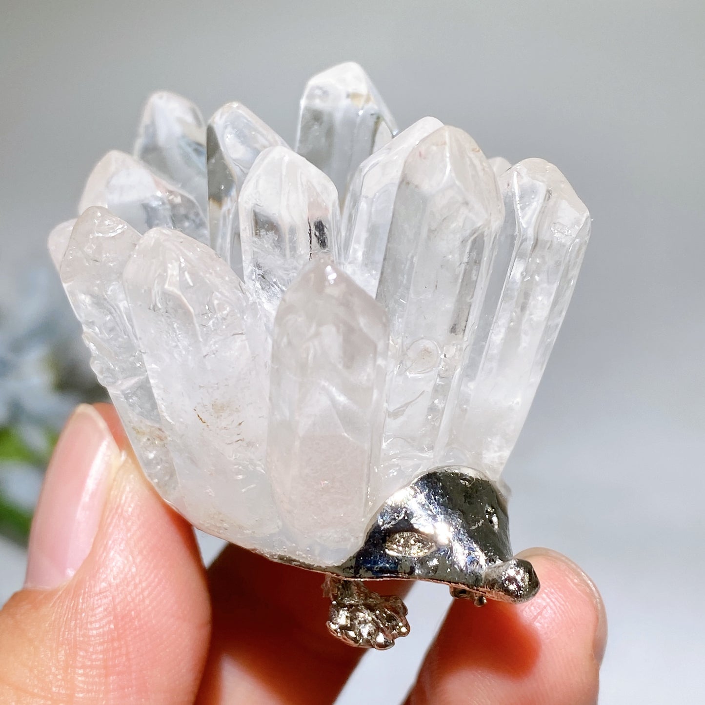 2.0" Crystal Hedgehog Free Form Crystal Healing Bulk Wholesale