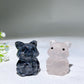 1.6" Crystal Pig Carving Crystal Healing Bulk Wholesale