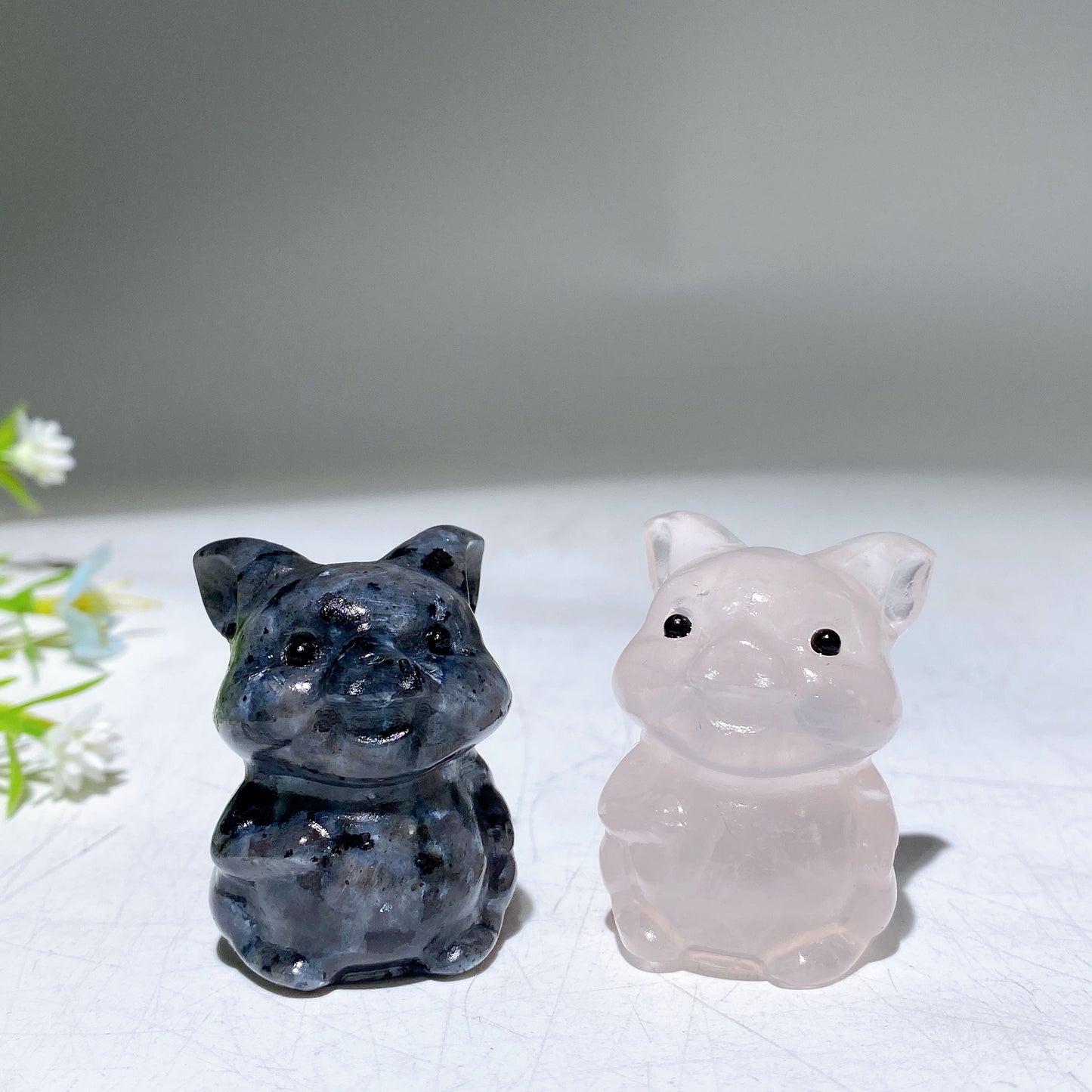 1.6" Crystal Pig Carving Crystal Healing Bulk Wholesale