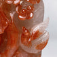14.5cm Unique Hand Carved Fire Quartz Plum Blossom Tree with Love Birds Free Form Crystal Healing Bulk Wholesale