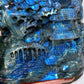 15.5cm Unique Hand Carved Labradorite Landscape Pavilions Free Form Crystal Healing Bulk Wholesale