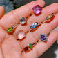 S925 Crystal Ring Crystal Healing Bulk Wholesale