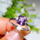 S925 Crystal Ring Crystal Healing Bulk Wholesale