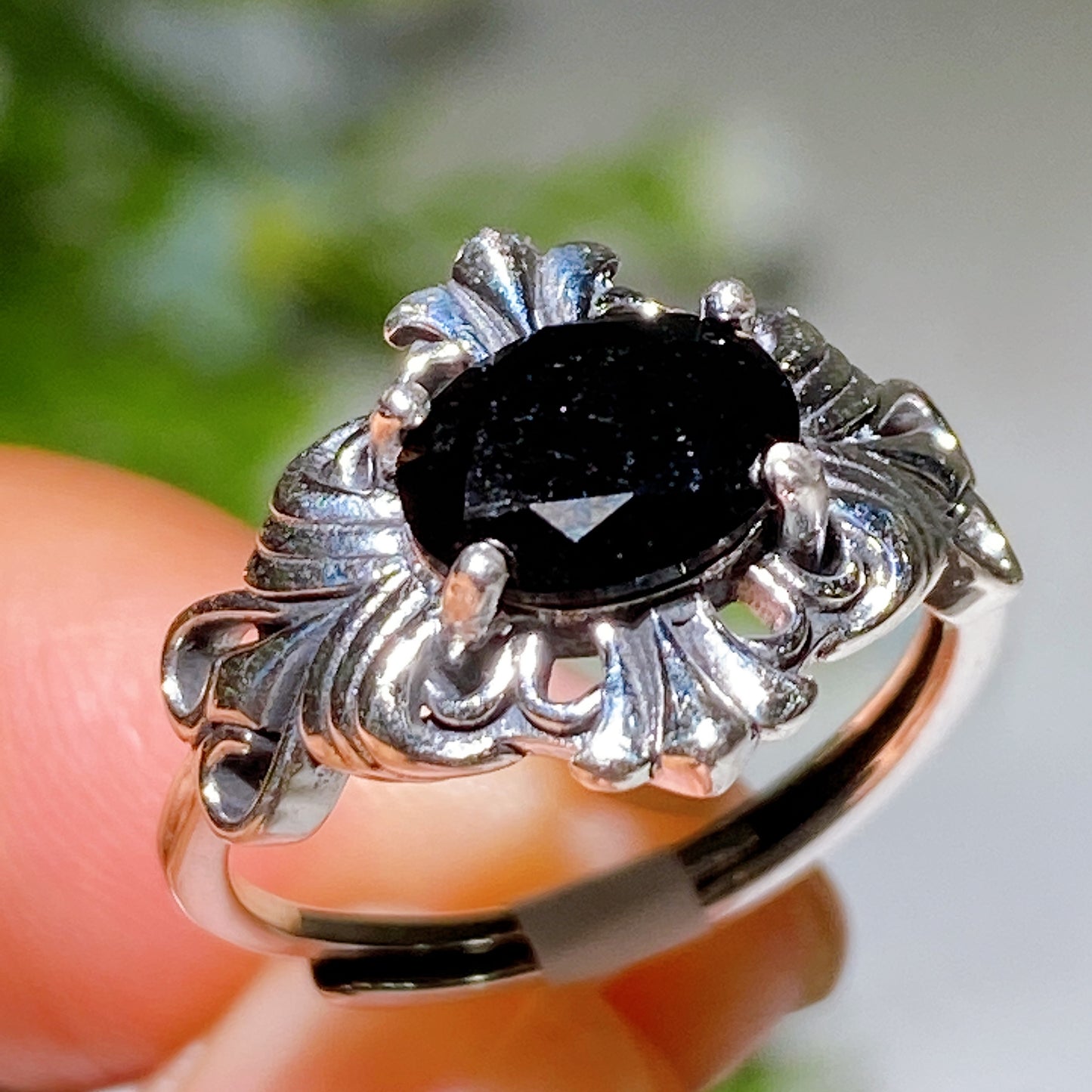 S925 Crystal Ring Crystal Healing Bulk Wholesale