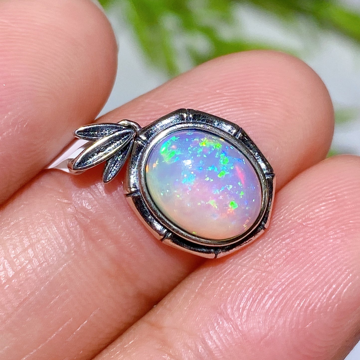 Sterling Silver S925 Natural Opal Pendant Crystal Healing Bulk Wholesale
