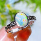 Silver-plated Copper Natural Opal Ring Crystal Healing Bulk Wholesale