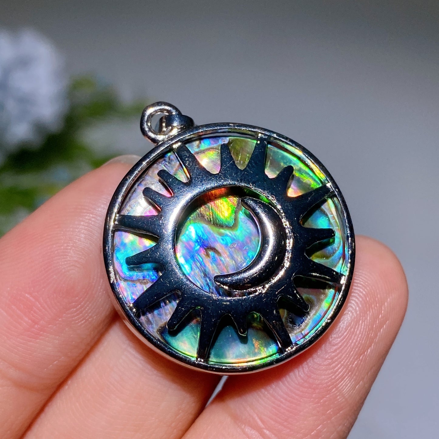 Abalone Shell Pendant Crystal Healing Bulk Wholesale