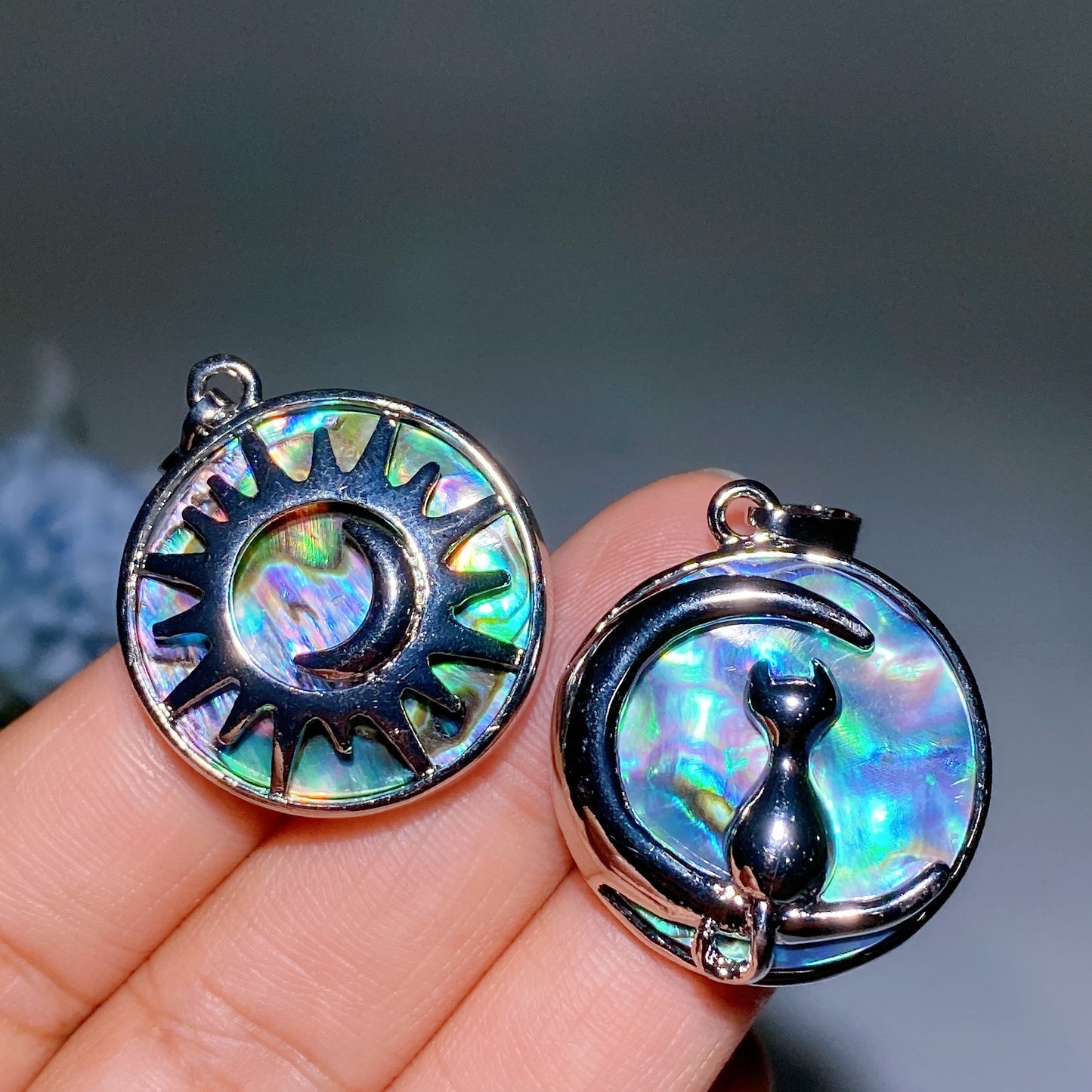 Abalone Shell Pendant Crystal Healing Bulk Wholesale