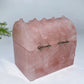3.4" Rose Quartz Treasure Box Carving Crystal Healing Bulk Wholesale