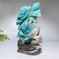 Unique Hand Carved Caribbean Calcite Flower Birds Free Form Crystal Healing Bulk Wholesale