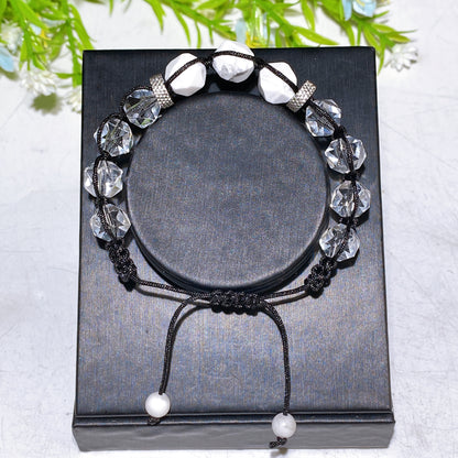 Crystal Polyhedron Adjustable Bracelet Crystal Healing Bulk Wholesale