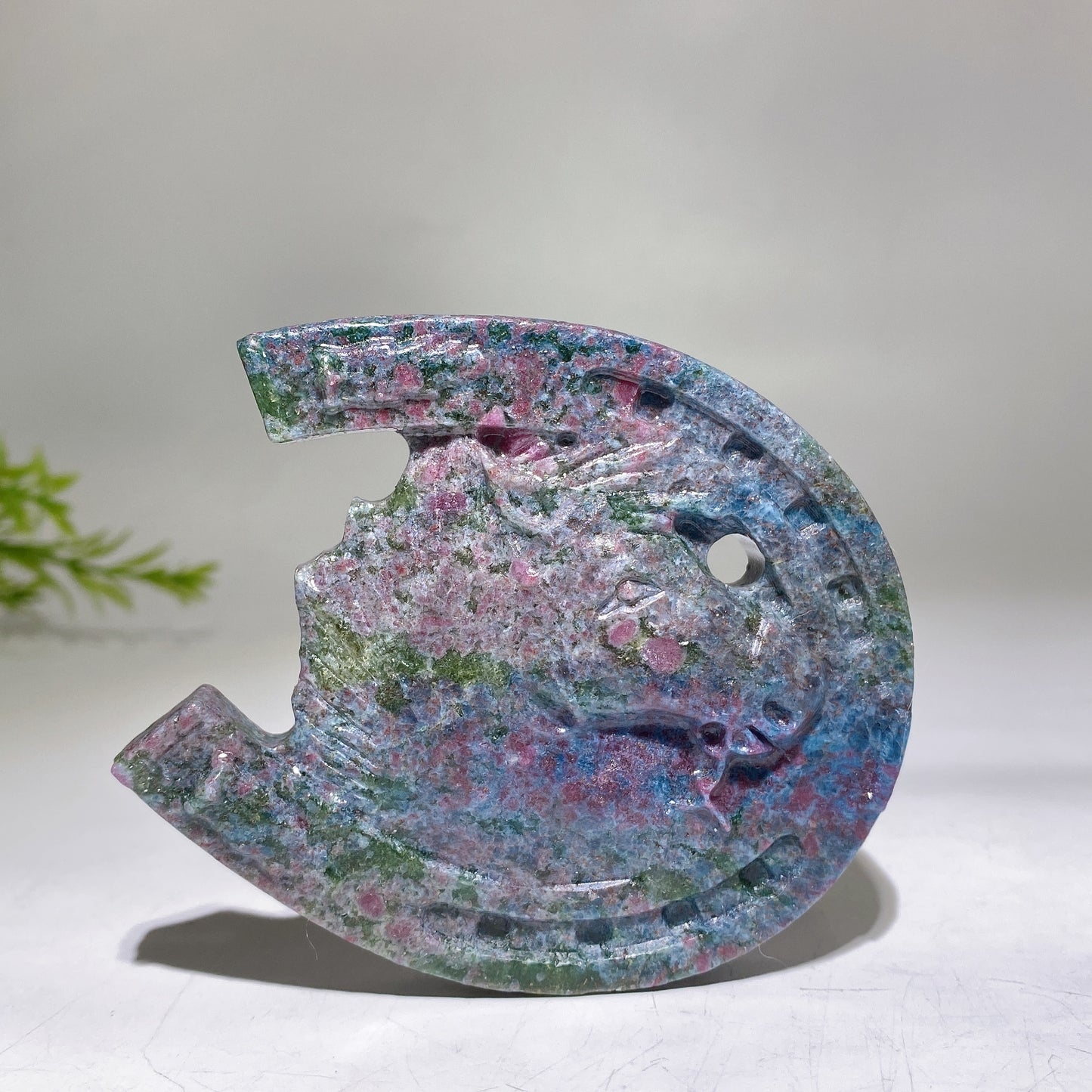 3.2" Crystal Horse Clevis Carving Crystal Healing Bulk Wholesale
