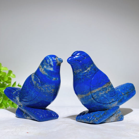 3.7" Lapis Bird Carving Crystal Healing Bulk Wholesale