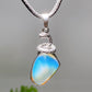 Crystal Pendant with Silver Snake Decor Crystal Healing Bulk Wholesale
