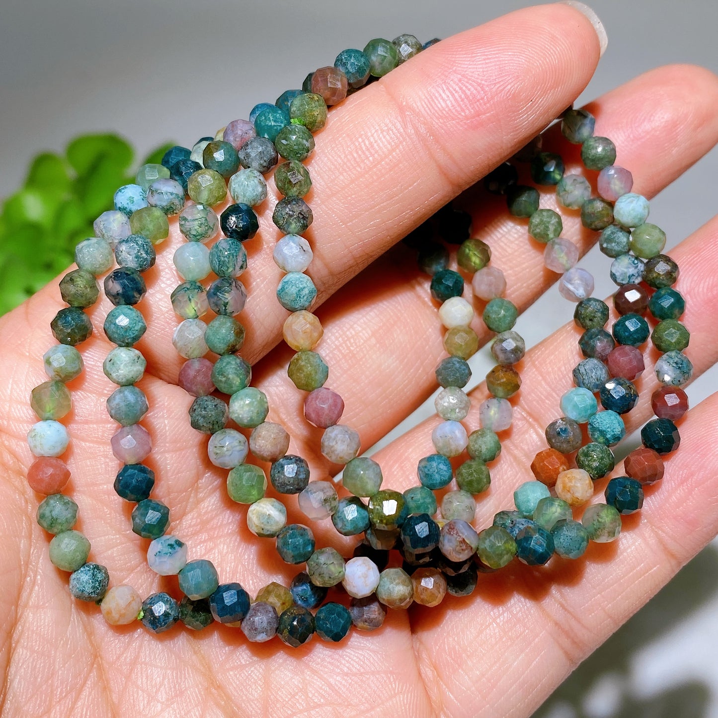 4mm Faceted Crystal Bracelet Crystal Healing Bulk Wholesale