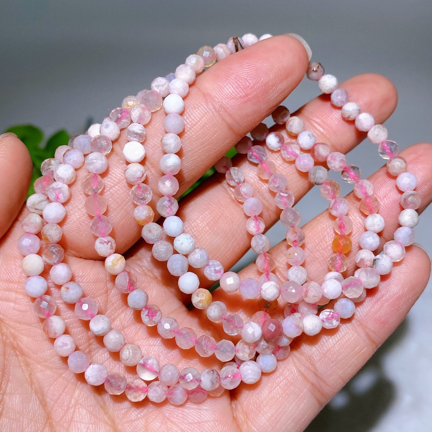 4mm Faceted Crystal Bracelet Crystal Healing Bulk Wholesale