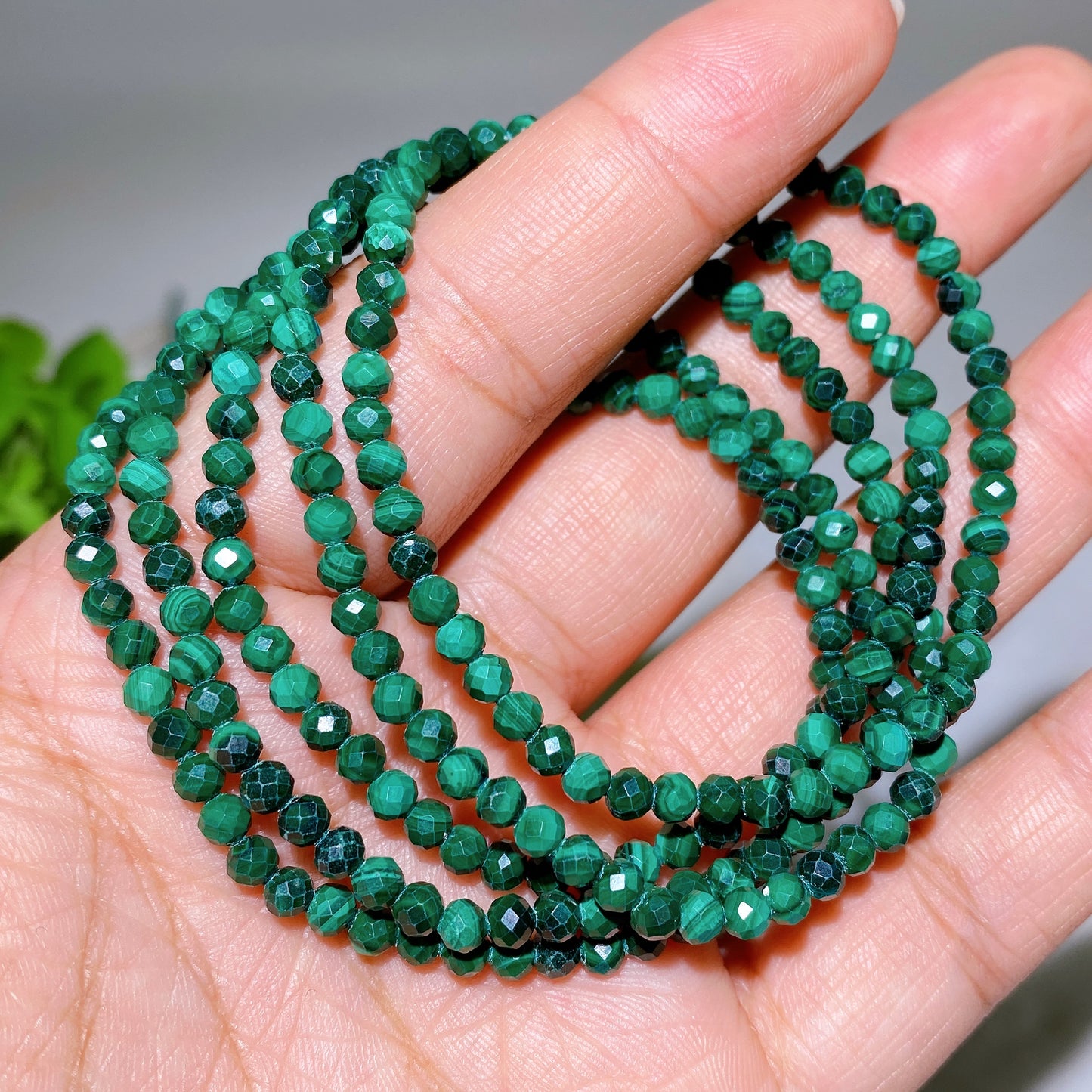 4mm Faceted Crystal Bracelet Crystal Healing Bulk Wholesale