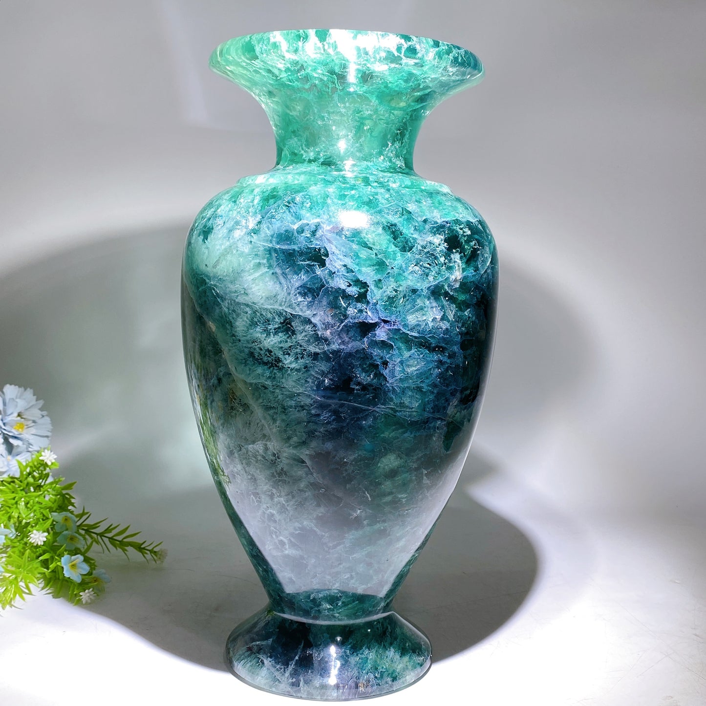 Large Fluorite Vase Carving Crystal Healing Bulk Wholesale