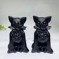 Black Obsidian Raven Owl Ghost Cat Pumpkin Carving 1 Piece Crystal Healing Bulk Wholesale
