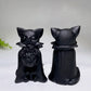 Black Obsidian Raven Owl Ghost Cat Pumpkin Carving 1 Piece Crystal Healing Bulk Wholesale