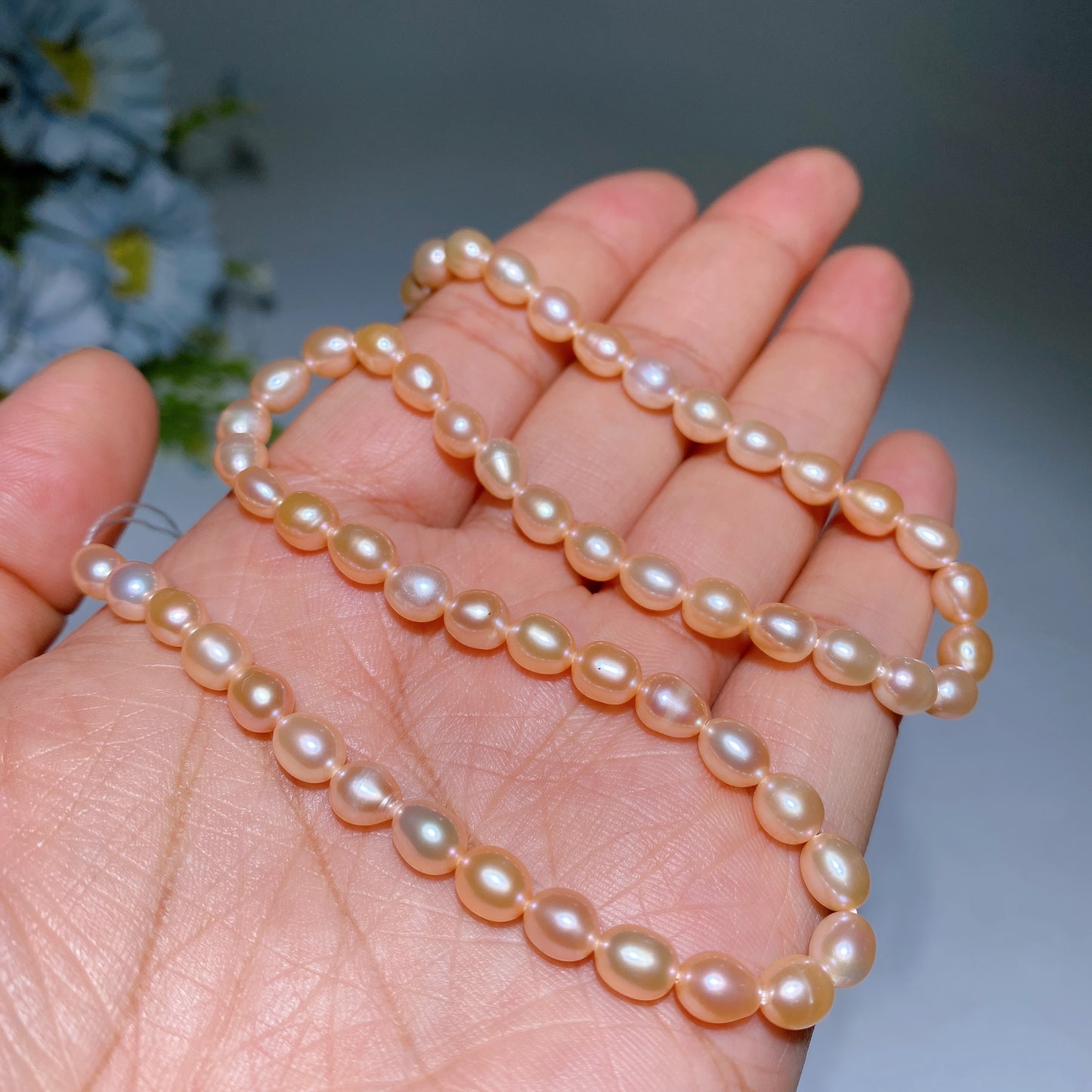 6mm Fresh Water Pearl Beads String Crystal Healing Bulk Wholesale