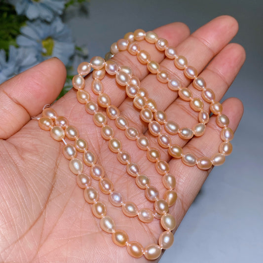 6mm Fresh Water Pearl Beads String Crystal Healing Bulk Wholesale