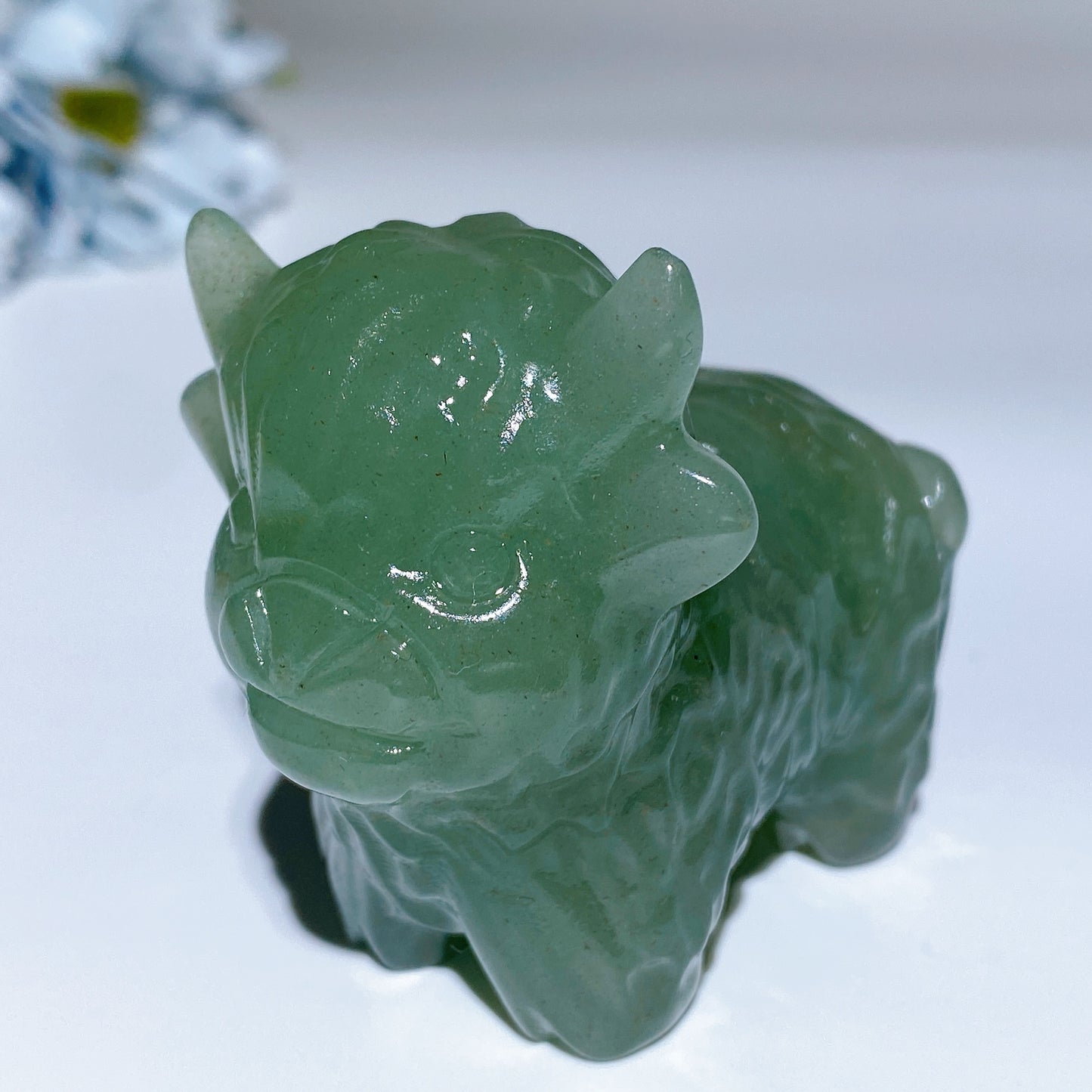 2.3" Crystal Cattle Carving Crystal Healing Bulk Wholesale