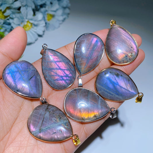 Labradorite Water-drop Pendant Crystal Healing Bulk Wholesale