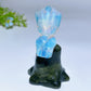 3.0" Crystal Groot on Serpentine Stump Carving Crystal Healing Bulk Wholesale