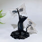 Crystal Cat Catching Butterfly Crystal Healing Bulk Wholesale