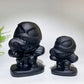 2.8" 4.0" Black Obsidian Venom Carving Crystal Healing Bulk Wholesale