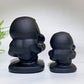 2.8" 4.0" Black Obsidian Venom Carving Crystal Healing Bulk Wholesale