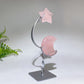 Crystal Star Moon Carving with Stand Crystal Healing Bulk Wholesale