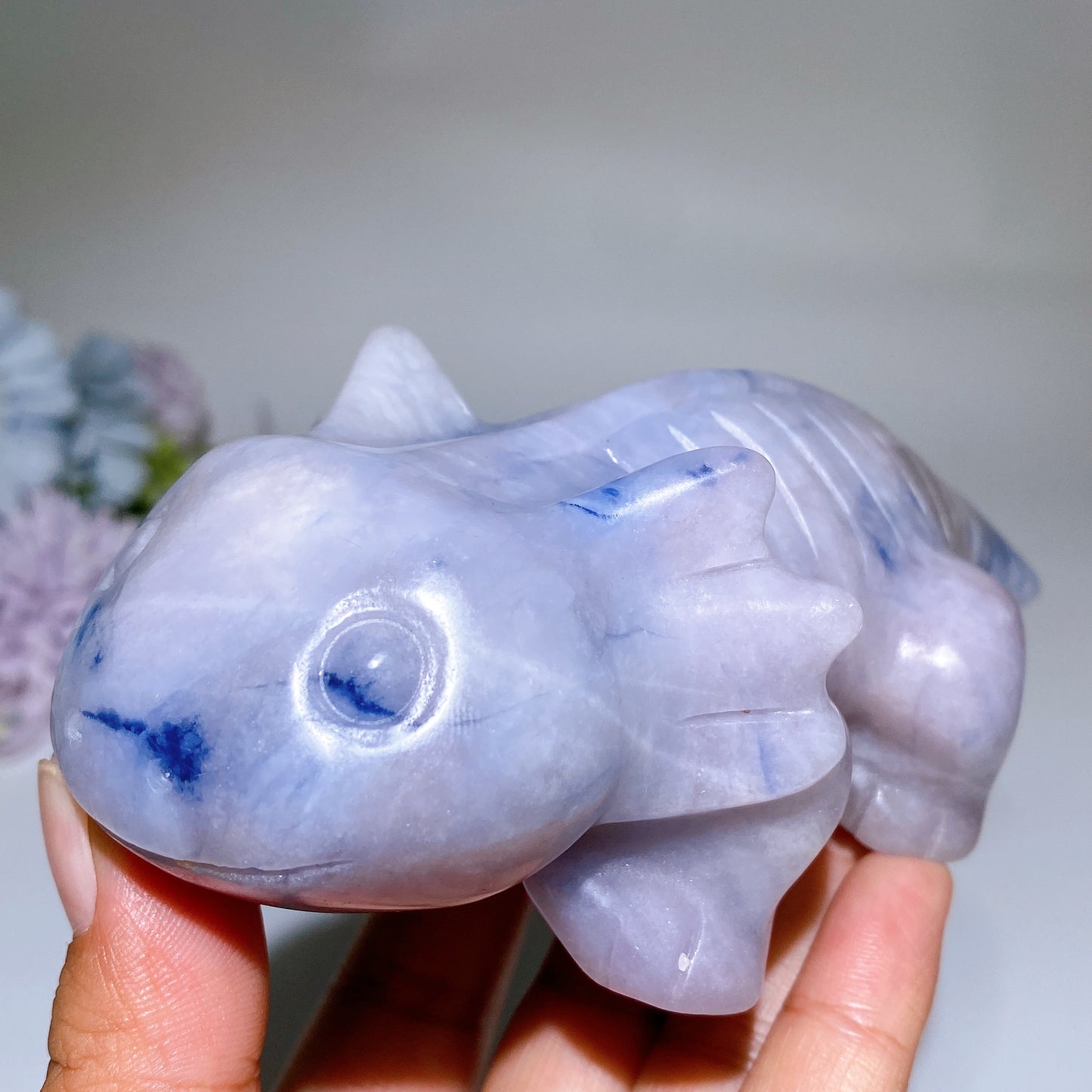 5.8" UV Reactive Aventurine Salamander Carving Crystal Healing Bulk Wholesale