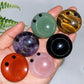 4cm Crystal Round Worry Stone with Eyes Crystal Healing Bulk Wholesale