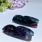 2.7" Rainbow Fluorite Cicada Carving Crystal Healing Bulk Wholesale