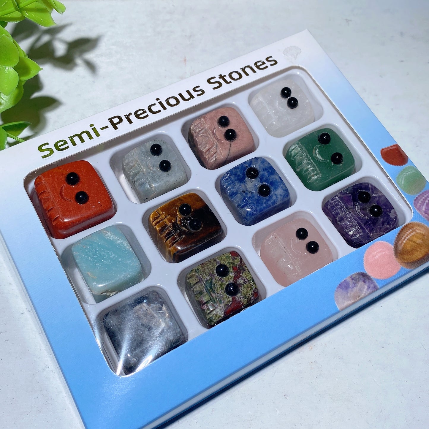 20mm Mixed Crystal Elf Cube Box Bulk Wholesale