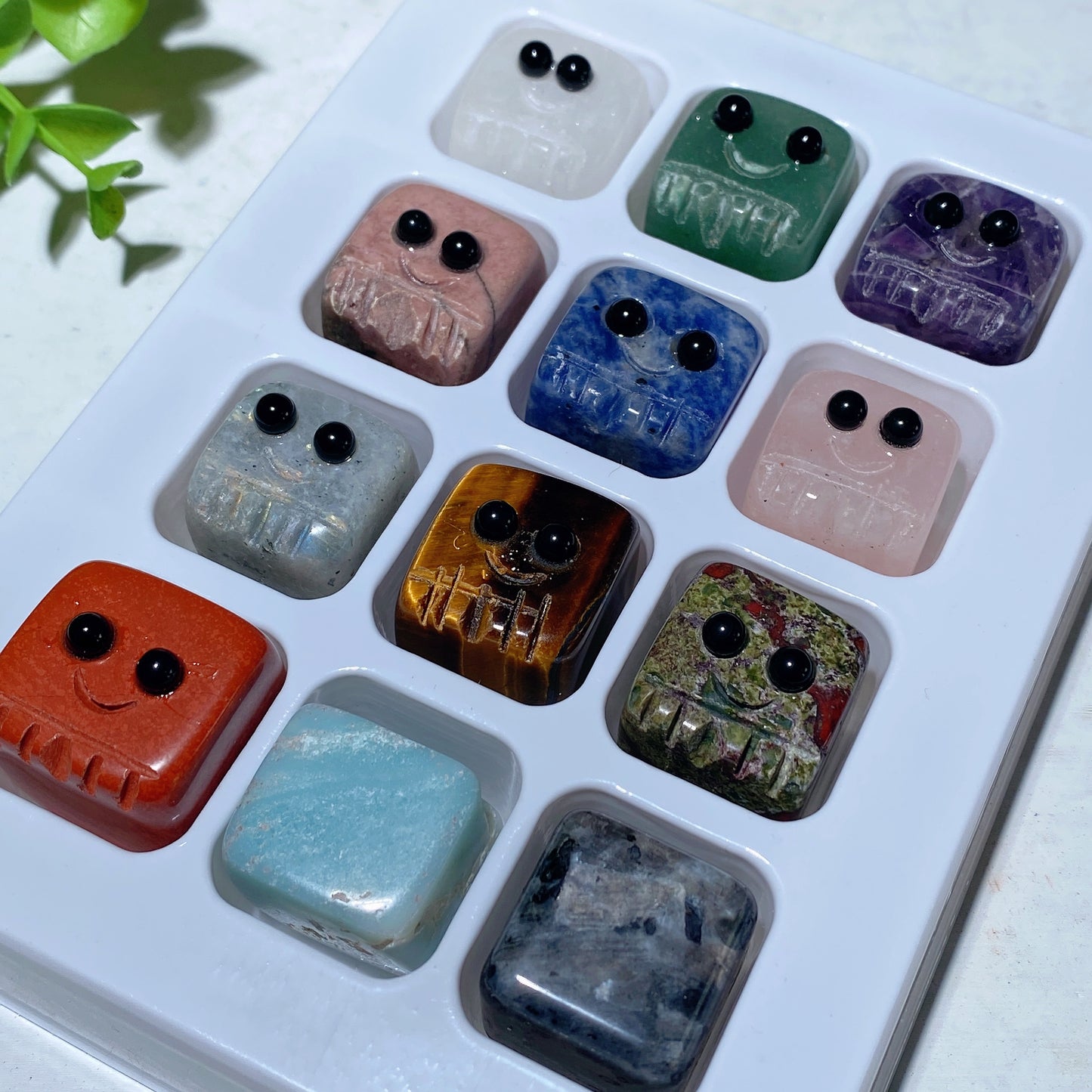 20mm Mixed Crystal Elf Cube Box Bulk Wholesale