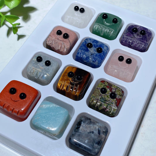 20mm Mixed Crystal Elf Cube Box Bulk Wholesale