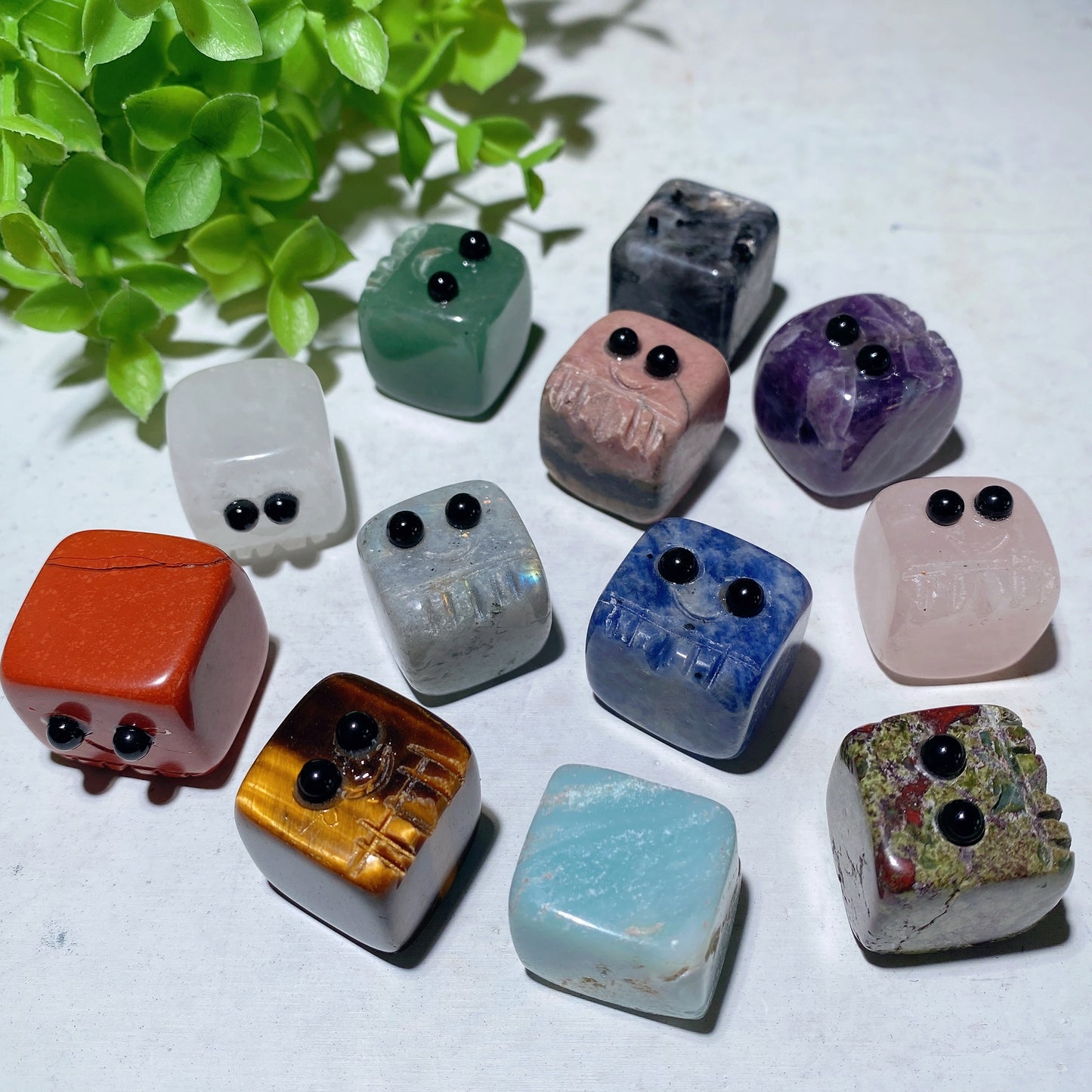 20mm Mixed Crystal Elf Cube Box Bulk Wholesale