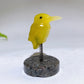 Cat's Eye Hummingbird on Spring with UV Reactive Yooperlite Base Free Form Crystal Healing Bulk Wholesale