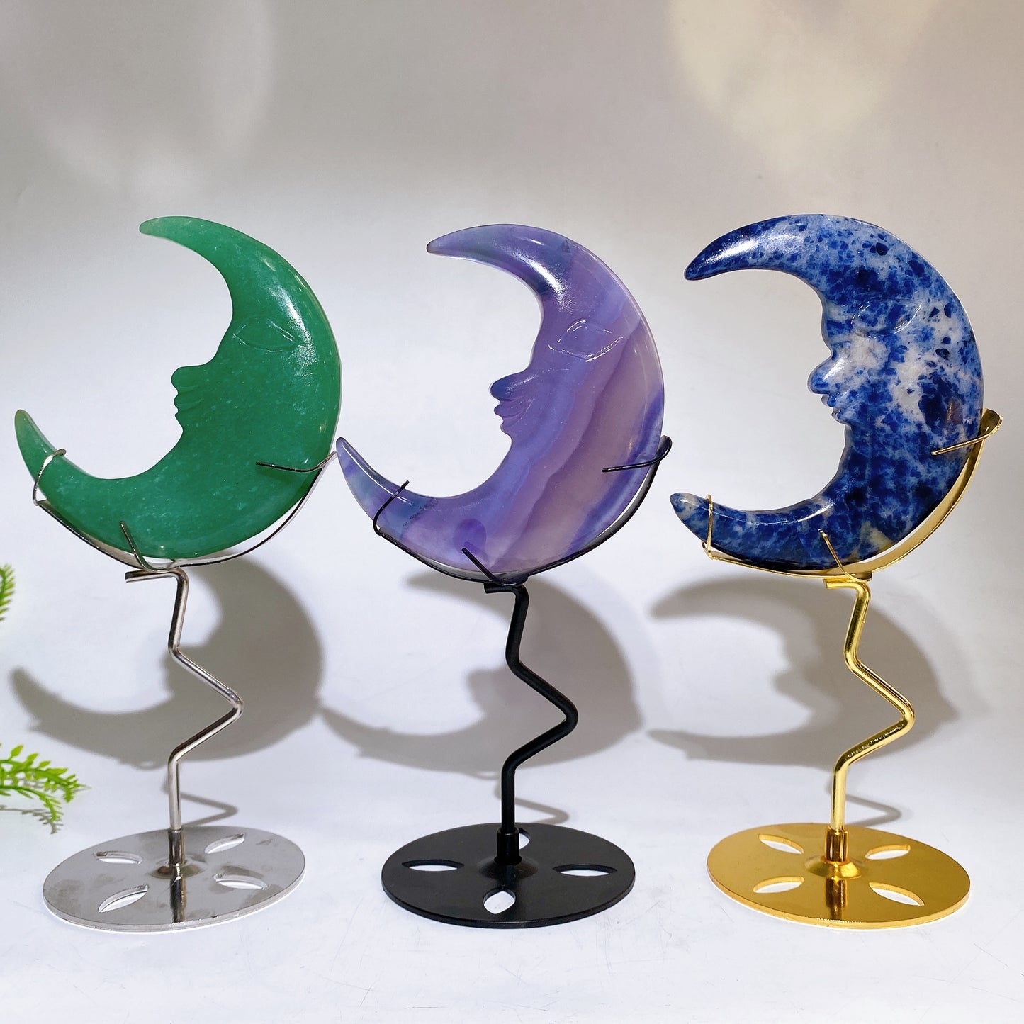 Crystal Moon Face Carving Crystal Healing Bulk Wholesale