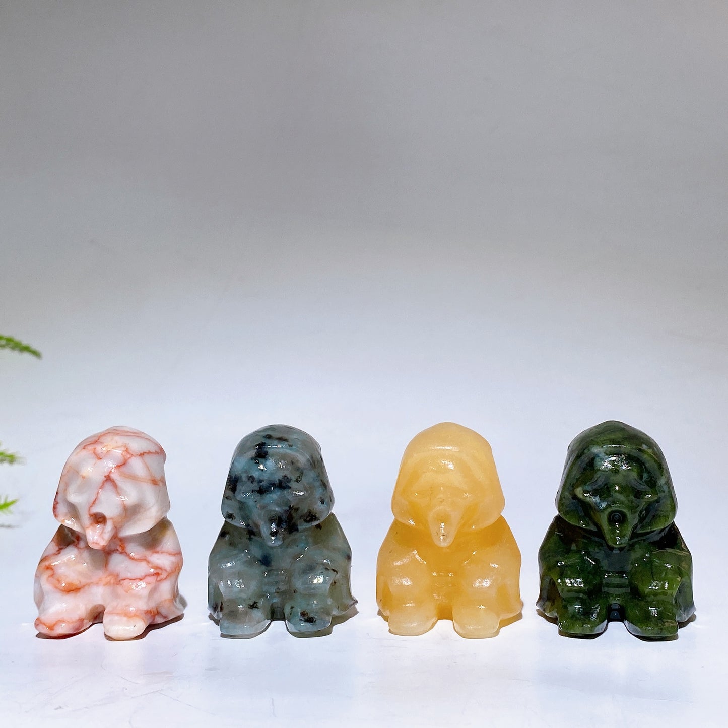 1.6" Crystal Ghost Carving Crystal Healing Bulk Wholesale