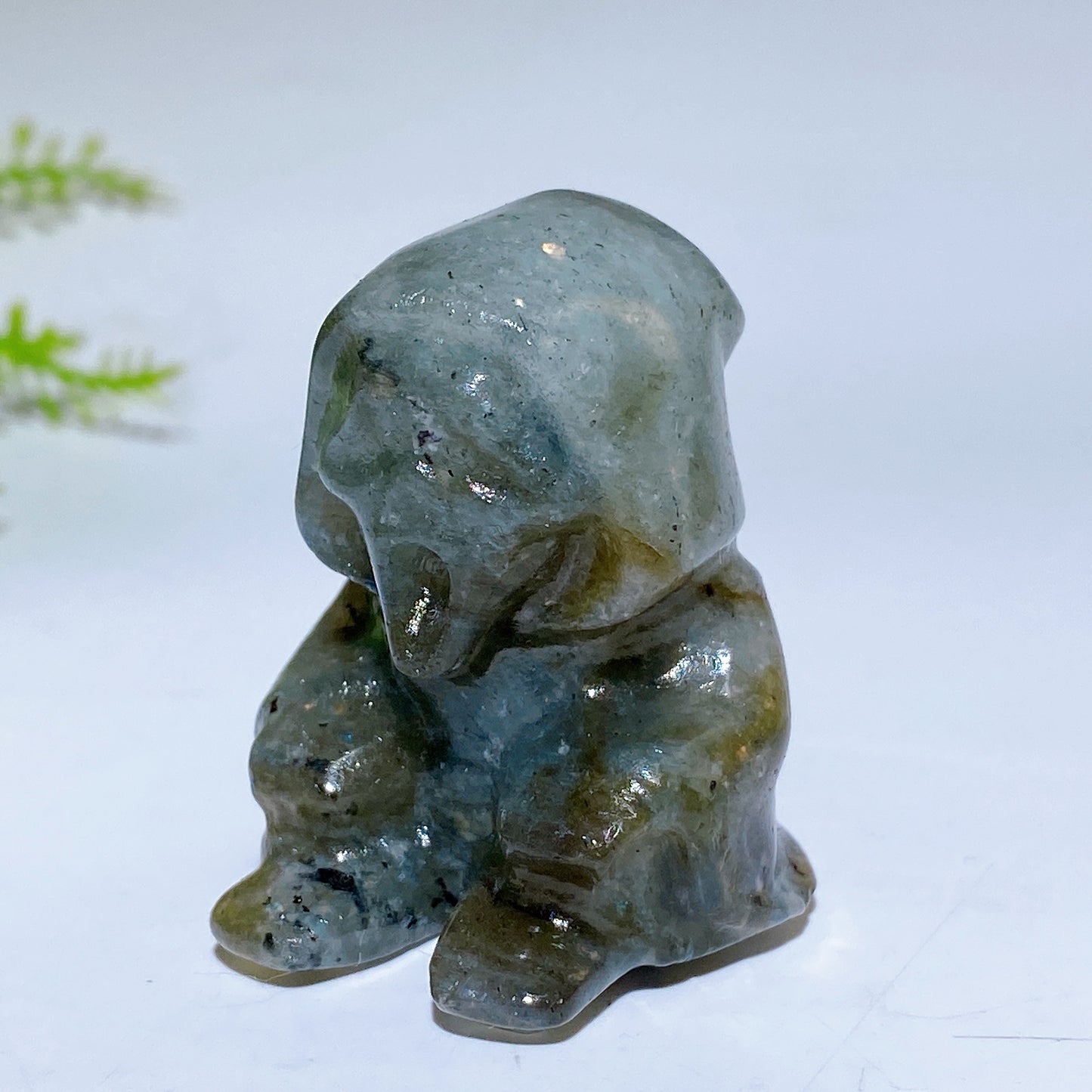 1.6" Crystal Ghost Carving Crystal Healing Bulk Wholesale