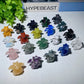 1.2" Mixed Crystal Mini Dragon Carvings Bulk Wholesale