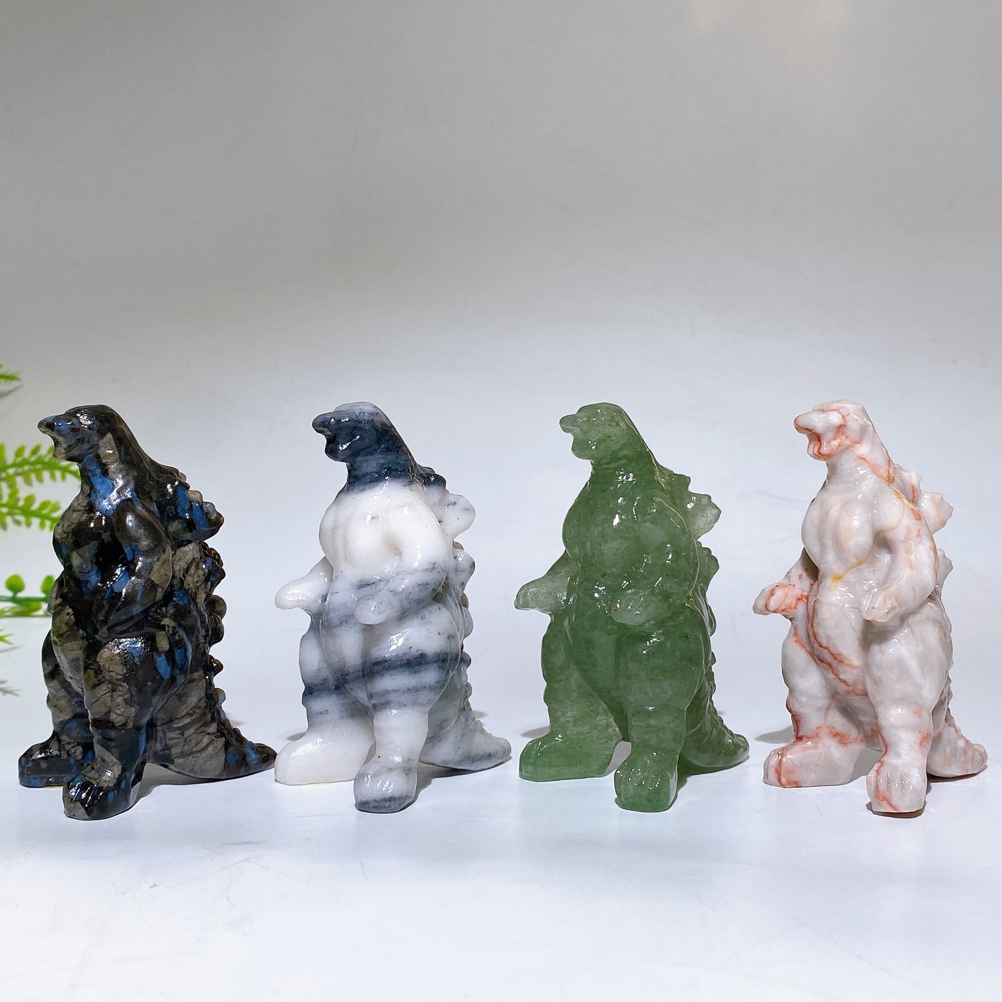 3.2" Crystal Godzilla Carving Crystal Healing Bulk Wholesale